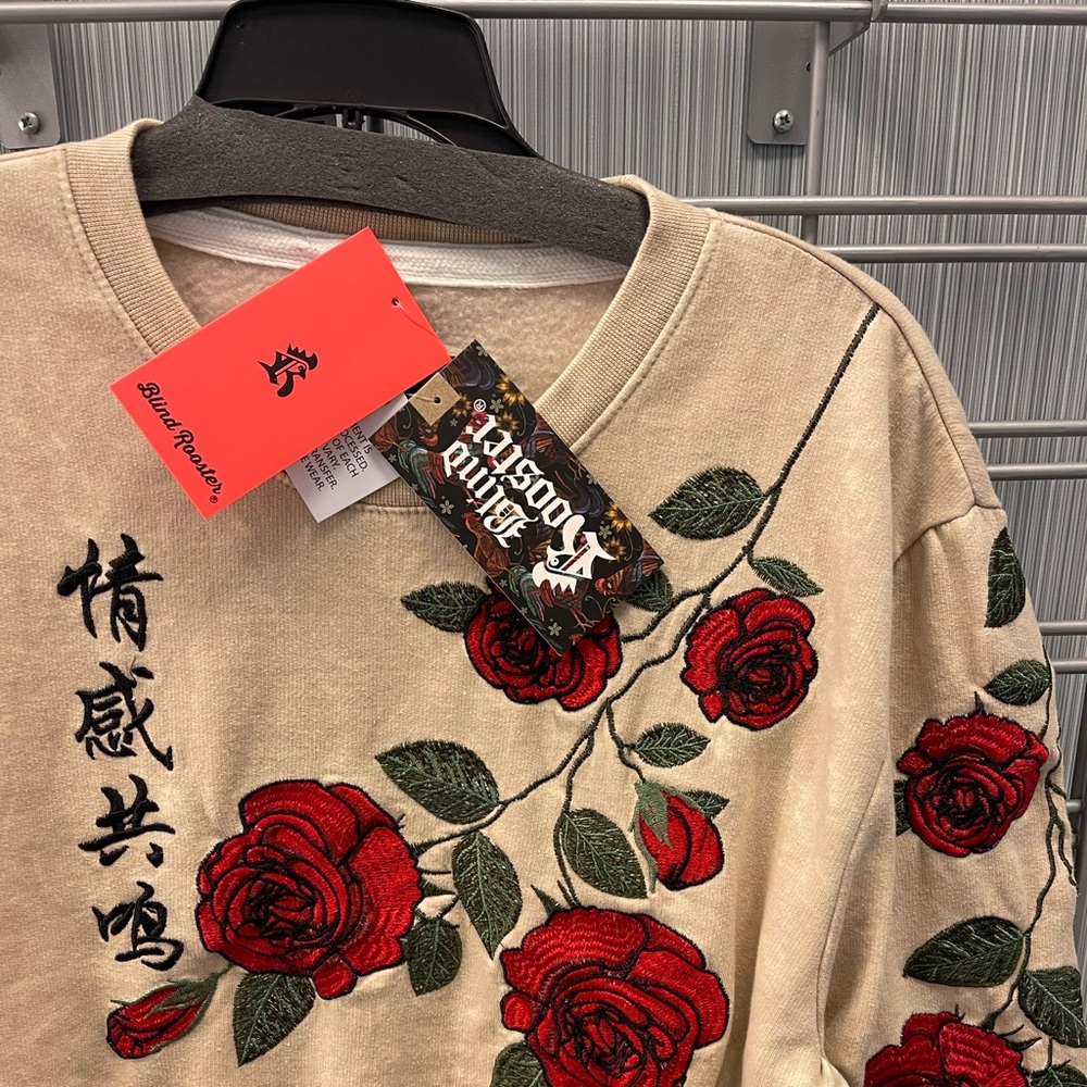 Blind Rooster Brand New Sweatshirt Japanese Style